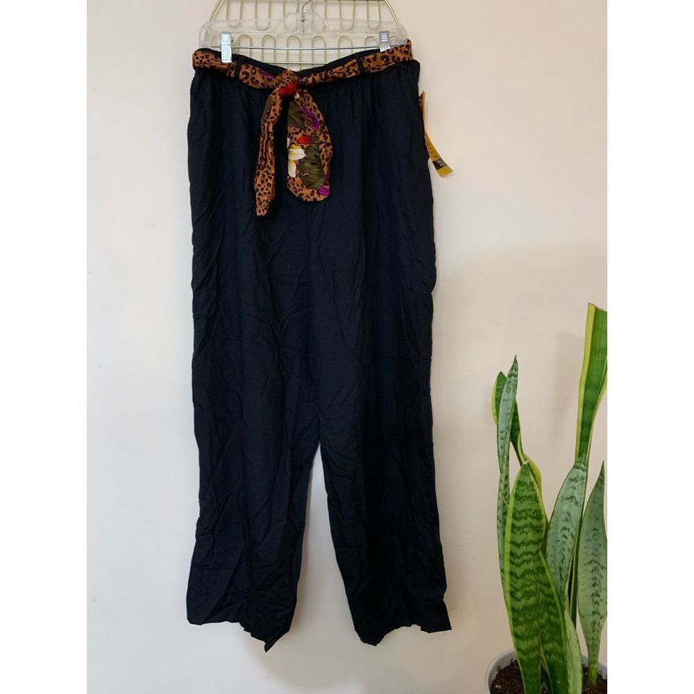 SK & Company | Enchanted Forest Vintage High Rise Pants w Belt
